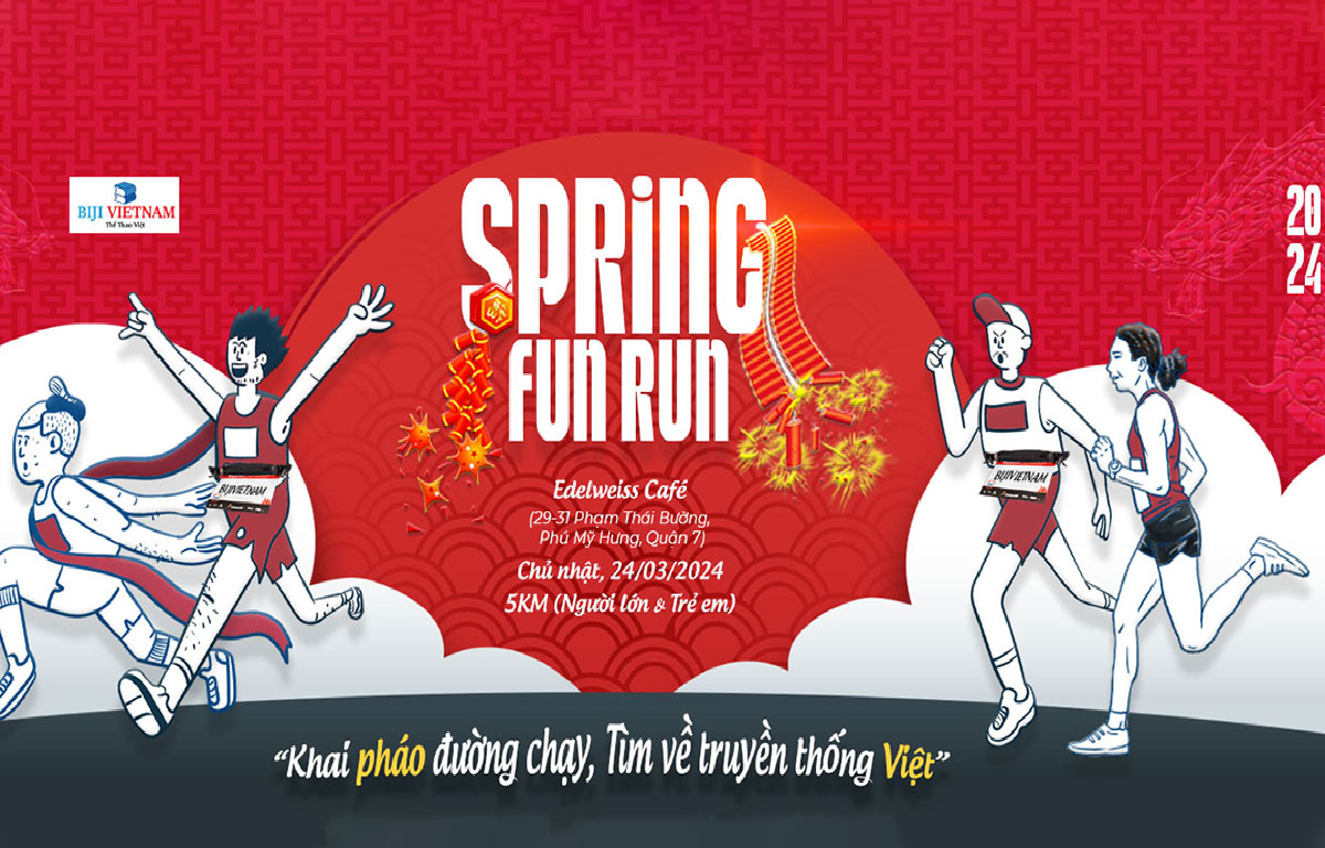 Giải chạy BIJI VIET NAM SPRING FUN RUN 2024