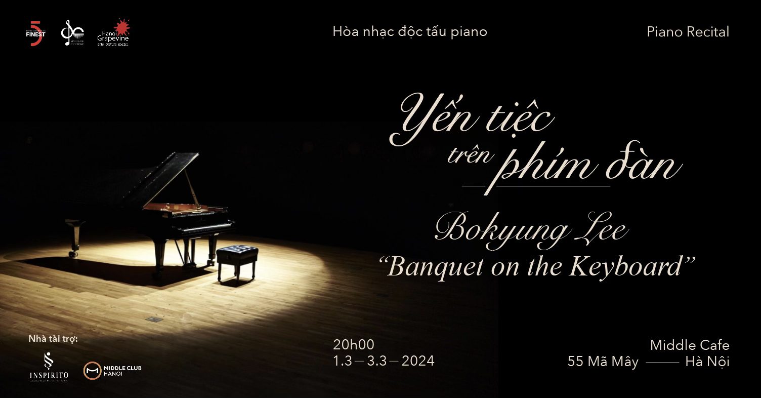 Hoà nhạc độc tấu piano Yến tiệc trên phím đàn