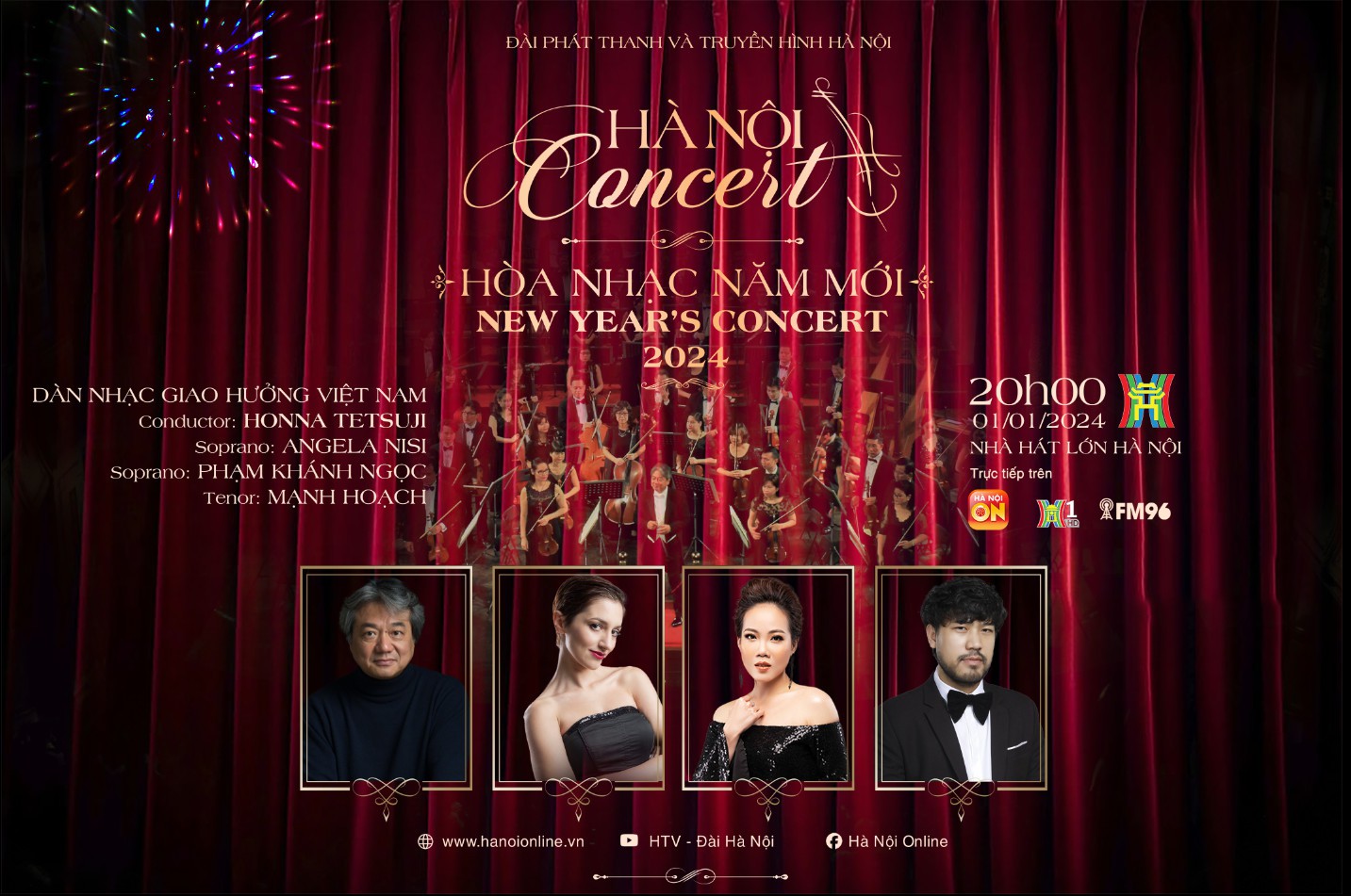 Hà Nội Concert - HÒA NHẠC NĂM MỚI | NEW YEAR CONCERT 2024 - Trực tiếp - Live