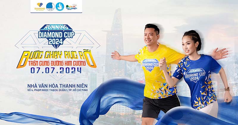 Giải chạy Running Diamond Cup 2024 do Đài Truyền hình Việt Nam tổ chức