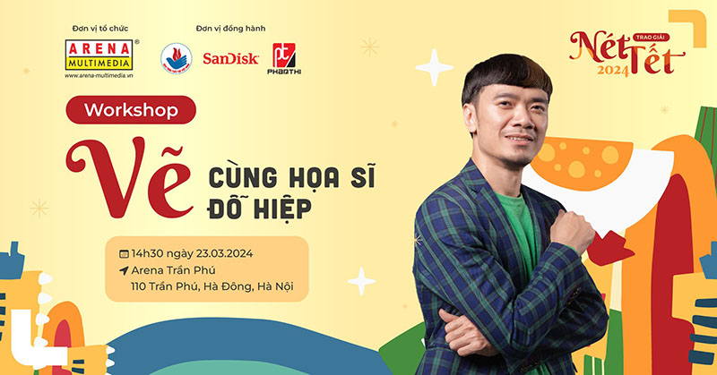 Workshop - Vẽ và sự góp mặt của Họa sĩ Đỗ Hiệp