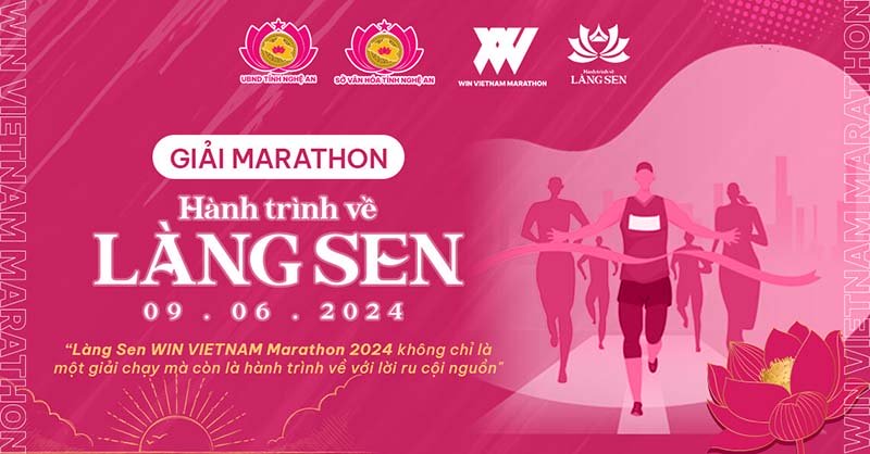 Giải chạy Cửa Lò - Quê Bác 2024 - Hành trình về làng Sen